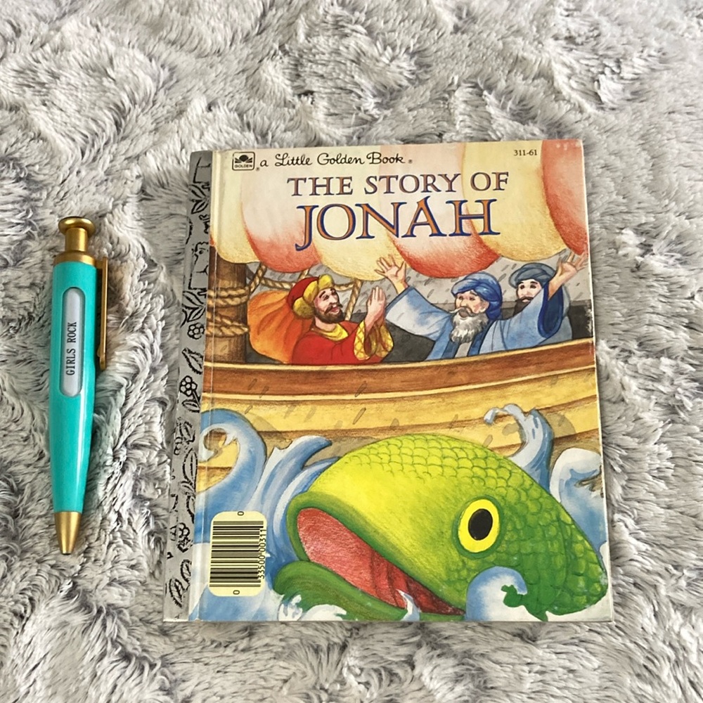 Vintage little golden books The Story of Jonah euc